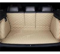 Antidérapant Car Trunk Mat Boot Mats pour VW pour ID7 2023 2024 2025 2026 2027 Tapis De Coffre Arrière De Voiture, Imperméables(Beige-1)