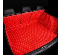Antidérapant Car Trunk Mat Boot Mats pour VW pour ID7 2023 2024 2025 2026 2027 Tapis De Coffre Arrière De Voiture, Imperméables(Red-1)