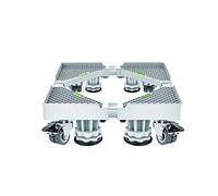 AntidéRapant Chariot De Transport 40-68cm RéGlable Universel RéFrigéRateur Base Support Lave Linge Seche Linge RéSistant à L'Humidité RéGlable en Hauteur 9-12cm Base De Laveuse Antichoc