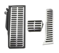 Antidérapant Couvre-pédales En Acier Inoxydable Pour CC Passat B6 B7 R36 R-line Et Superb (conduite À Gauche) - Pièces Détachées Pedal Cover Footrest(AT with Rest)