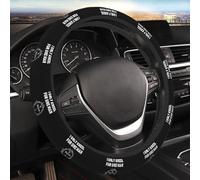 Antidérapant Couvre Volant De Voiture 38Cm Je Ne M'Agenouille Que pour Un Seul Homme Et Il Est Mort sur La Croix Couverture De Volant Universel Housse De Volant De Voiture