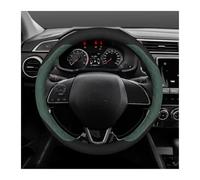 Antidérapant Couvre Volant pour Mitsubishi pour Delica pour Evolution L200 pour Triton Housse De Volant Antidérapante en Daim(Red)