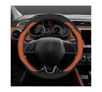 Antidérapant Couvre Volant pour Mitsubishi pour Delica pour Evolution L200 pour Triton Housse De Volant Antidérapante en Daim(Gray)