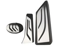 Antidérapant Pédales De Voiture En Acier Inoxydable Pour Série 1 F48 X2 F39 Et 2 F40 F45 F46 : Accélérateur Frein Repose-pieds Accessoires Pedal Cover Footrest(AT with Rest)