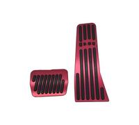 Antiderapant Pédales Pour Mazda Pour CX30 2026 2025 2024-2020 Pédales D'accélérateur De Frein Et D'essence Antidérapantes Accessoires Style Automobile(Red)