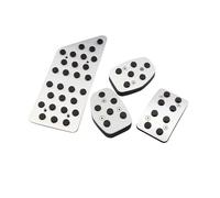 Antiderapant Pédales Pour Peugeot 3008 508 Pour C5 Pour C6 Couvre Pédales Voiture LHD Frein D'accélérateur Et Gaz Coussinet Pédale En Acier Inoxydable(4Pcs MT with rest)