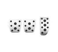 Antidérapant Pédales Voiture AT MT Pour Yaris 2017+ Vios FS 2014+ Acier Inoxydable Avec Revêtement Antidérapant Pour L'accélérateur Frein Pedal Cover Footrest(MT)