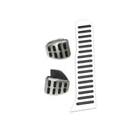 Antidérapant Pédales Voiture Pour Touran LHD 2008-2016 Protection Pour Pédale D'accélérateur Et De Frein Pièces Style Automobile Pedal Cover Footrest(MT Without Rest)