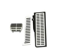 Antidérapant Pédales Voiture Pour Touran LHD 2008-2016 Protection Pour Pédale D'accélérateur Et De Frein Pièces Style Automobile Pedal Cover Footrest(AT With Rest)