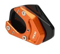 Antidérapant Pour Husqvarna 701 Enduro ENDURO 2016 2017 2018 Extension De Béquille Latérale CNC Agrandir La Plaque Protection(Orange)