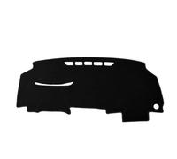 Antidérapant Tableau Bord Housse Tableau Bord Pour Civic 8th 2006-2011 Tapis tableau bord voiture, pare-soleil, couverture tableau bord bureau d'instrument(Polyester-Black LHD)