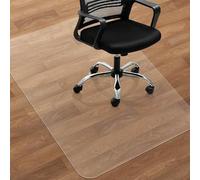 Antidérapant Tapis De Protection pour Sols Durs 80cm 100cm 140cm Tapis Protège-Sol du Bureau, Nappe Transparente Rectangulaire Résistant Aux Rayures pour Chaise De Bureau