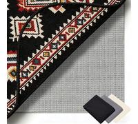 Antidérapante pour Tapis 110 x 122 cm Réutilisable et sans Odeur, Découpable, Lavable, Taille Personnalisable, Tapis en Caoutchouc Antidérapant pour Tous Types de Sols, Gris Brun