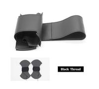 Antidérapante Protecteur Volant Housse Volant Voiture Cuir Noir Cousue À Main pour Seat pour Leon pour MK1 pour 1M 1998-2005 pour Toledo 1998 1999 2000 2001-2005(Black Thread)