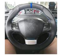 Antidérapante Protecteur Volant Pour Peugeot 308 2014 2015 2016 2017 2018 2019 2020 Housse Volant Voiture Cuir Microfibre Perforé Avec Bande Bleue