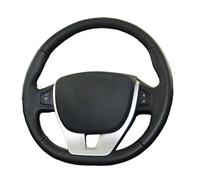 Antidérapante Protecteur Volant Pour Scenic 3 2013-2015 Pour Laguna 3 Pour Coupé 2007-2015 Pour Laguna 3 2007-2015 Housse Volant Voiture Cuir Cousue À Main Couvre Volants(GRAY)