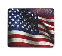 Antidérapante Tapis De Gaming Drapeau des États-Unis 25X30Cm, Souris De Gaming Résistant À Usure Tapis Souris pour Pc Joueurs Professionnels Les Capteurs De Jeu