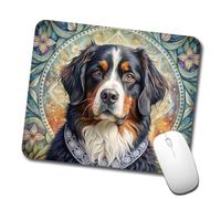 Antidérapante Tapis De Souris De Jeu Bouvier Bernois Art Bohème Français 25X30Cm, Mousepad Doux Tapis Souris pour Ordinateur Bureau Joueurs Professionnels