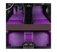 Antidérapants Voiture pour Polestar 1 2 3 4 2023 2024 Tapis Sol Voiture en Cuir Artificiel Accessoires Intérieurs Voiture(Violet)