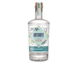 Antidote Gin Original - Qualité Premium - Produit en France à partir de raisins français - 17 plantes aromatiques, 5 distillations - 40% (1 x 0,70 L)