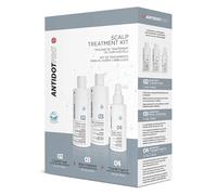 Antidotpro Kit de traitement du cuir chevelu - Kit en 3 parties - Shampooing nettoyant, revitalisant et traitement sans rinçage pour pellicules, démangeaisons du cuir chevelu, rougeurs, irritations et