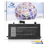 ANTIEE 42Wh J0PGR Laptop Batterie Compatible with Dell Latitude 5285 2-in-1, Latitude 5290 2-in-1 Series T17G T17G001 T17G002 0J0PGR JOPGR 0RDYCT RDYCT 1WND8 X16TW 0X16TW 0FTH6F FTH6F 7.6V 5250mAh