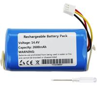 ANTIEE Vacuum Cleaner Batteria Compatibile Con CECOTEC ICR18-65-0-14 Robot di pulizia, Aspirapolvere di ricambio Battery 14.4V 2600mAh