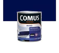Antifouling à matrice dure pour tous types de bateaux rapides - AVISO - bleu marine - 2,5L COMUS