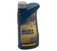 3 (3x1) Litre Mannol Antigel AG13 + Advanced Antigel Concentré