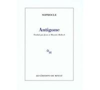 Antigone - - Sophocle - Minuit - Livre