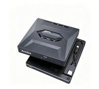 Antika Lecteur externe de CD/DVD 5 en 1, USB 3.0 et Type-C avec lecteur de cartes SD et ports USB, compatible avec PC, ordinateur portable, Mac, Windows 11/10/8/7 et Linux