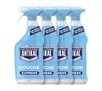 Antikal Spray Douche Express (800ml x4), Parfum Fleur Blanche, Sans Rinçage, Douche Éclatante En Un Seul Passage