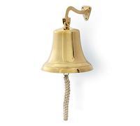 Antikas - Cloche en laiton poli - Cloches modèle historique - Cloches murales - Sonnettes pour porte