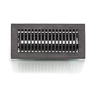Antikas - Grille d'aération noire, grille d'aération pour four, grille de cheminée réglable.