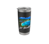 Antilles françaises Saint-Barth Gobelet isotherme en acier inoxydable double paroi