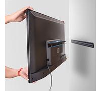 Antimbee Support Mural TV sans Cheville pour Téléviseurs LED LCD OLED Plasma de 13 à 55 Pouces, Max VESA 400 x 400 mm, Support Mural sans Cheville pour Plaque de Plâtre, Niveau à Bulle Inclus