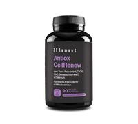 Antiox CellRenew avec Trans-Resvératrol, CoQ10, NAC, Grenade, Vitamine C et Sélénium - Antioxydant et Support de l'Énergie Cellulaire, 90 Gélules Véganes - Zenement