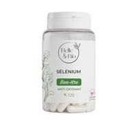ANTIOXYDANT & OLIGO-ÉLÉMENT - Sélénium riche en vitamine C et vitamine E - 120 gélules - Cure 2 mois - Complément Alimentaire BELLE&BIO - Fabriqué en France