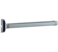 Vachette Barre Anti-Panique Porte Sortie de Secours Bois & Métal - 1900BM - Max 850mm Recoupable, Réversible avec Gâche - 1 Point de Verrouillage - Résistance Vandalisme et Corrosion - Garantie 10 Ans