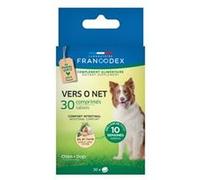 Francodex Comprimés VERS O NET - Chiot et Chien - Confort intestinal - x30 comprimés