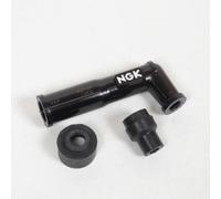 Antiparasite Capuchon Ngk Xd10f 102° Noir 10 Kohms Sans Olive Moto Scooter Cyclo