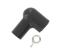 Antiparasite / Connecteur de bougie d'allumage universel en caoutchouc avec épingle pour fil Ø: 7mm