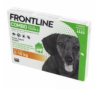 Antiparasite pour chien Frontline de 2/10 kg Combo Spot On (x6) Vert TU