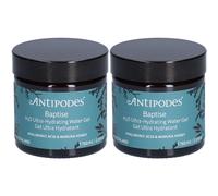 ANTIPODES BAPTISE GEL ULTRA HYDRATANT Gel(S) 2x60 ml