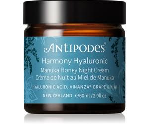 Antipodes Harmony Hyaluronic Manuka Honey Night Cream crème de nuit hydratante 60 ml