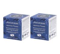Antipodes Jasmine Flower Crème Visage Ménopause 60ml Pour La Peau 2x60 ml