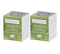 Antipodes Kiwi Seed Oil Eye Cream Crème Pour La Peau 2x30 ml