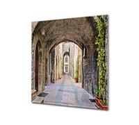 Antiprojections fourneaux verre de sécurité - Fond en verre - Antiéclaboussures lavabo BS16 Séries chutes d’eau: Rue de venise 2