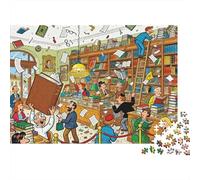 Antique Bookshop Reading Nook Puzzle en Bois Imperméable DIY Puzzles De 1000 Pièces pour Adultes Cadeaux Coloré De Décoration pour La Maison