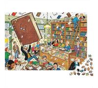 Antique Bookshop Reading Nook Puzzle en Bois Imperméable DIY Puzzles De 1000 Pièces pour Adultes Défi Et Casse-tête Jeux Éducatifs